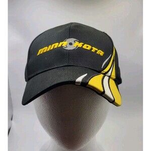 Minn Kota Trolling Motors Hat Mens Adult Black Adjustable Strap Fishing Boating